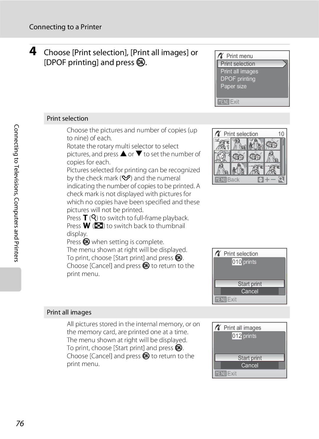 North Star S510 user manual Prints 