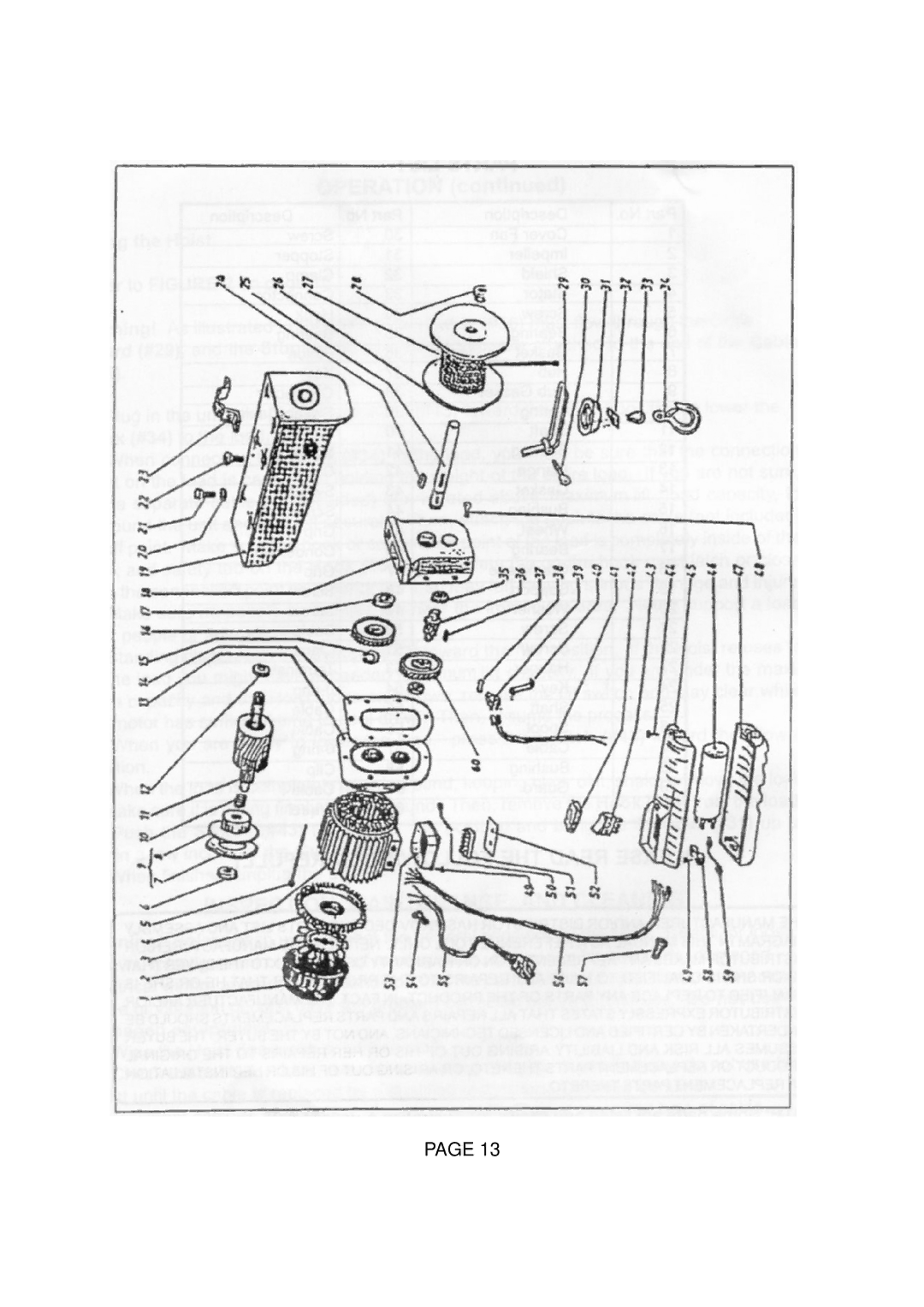 Northern Industrial Tools 14230, 142262, 142260 operating instructions 