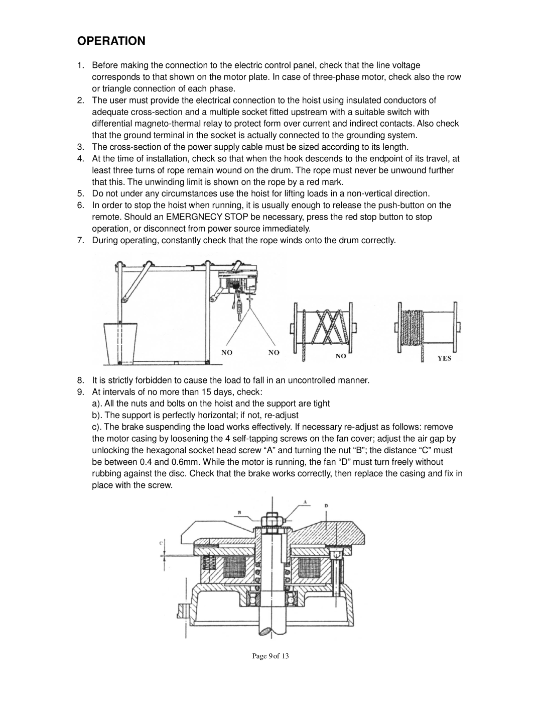 Northern Industrial Tools 142264 owner manual Operation 