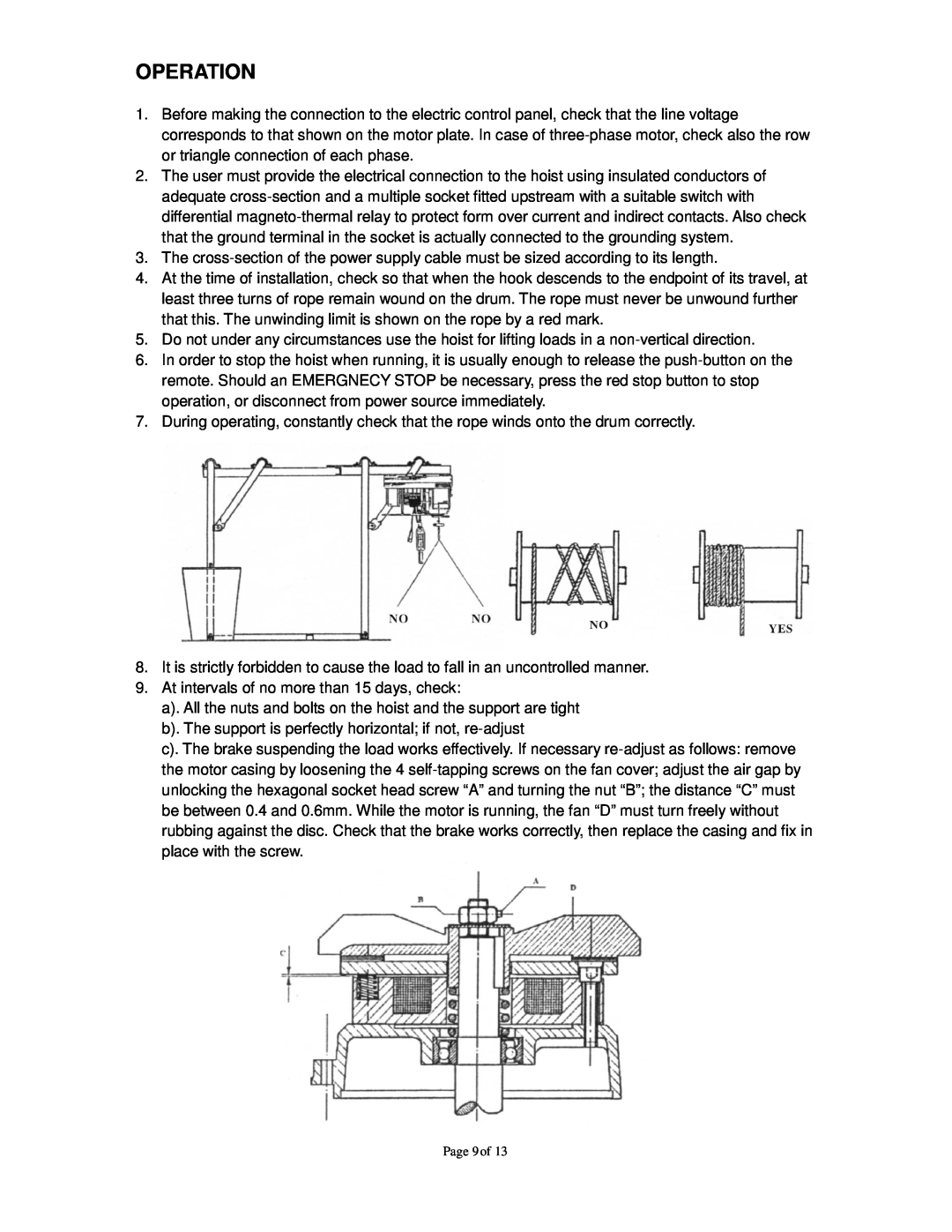 Northern Industrial Tools 142264 owner manual Operation 