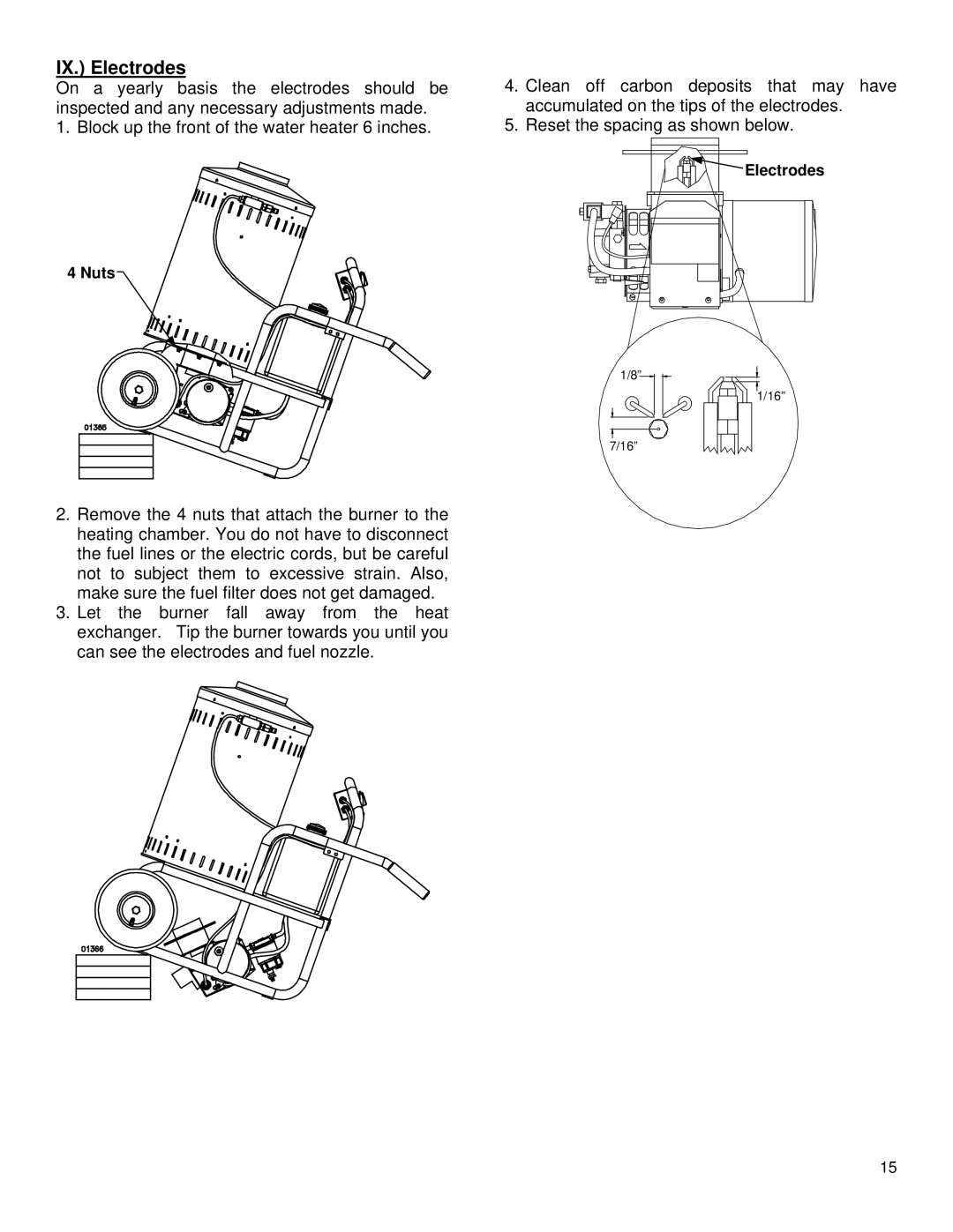 Northern Industrial Tools 157494 specifications IX. Electrodes, Nuts 