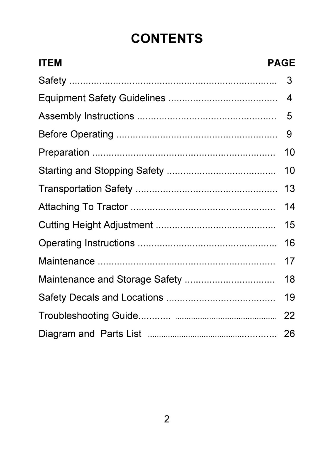 Northern Industrial Tools 180250, 180252, 180251 user manual 