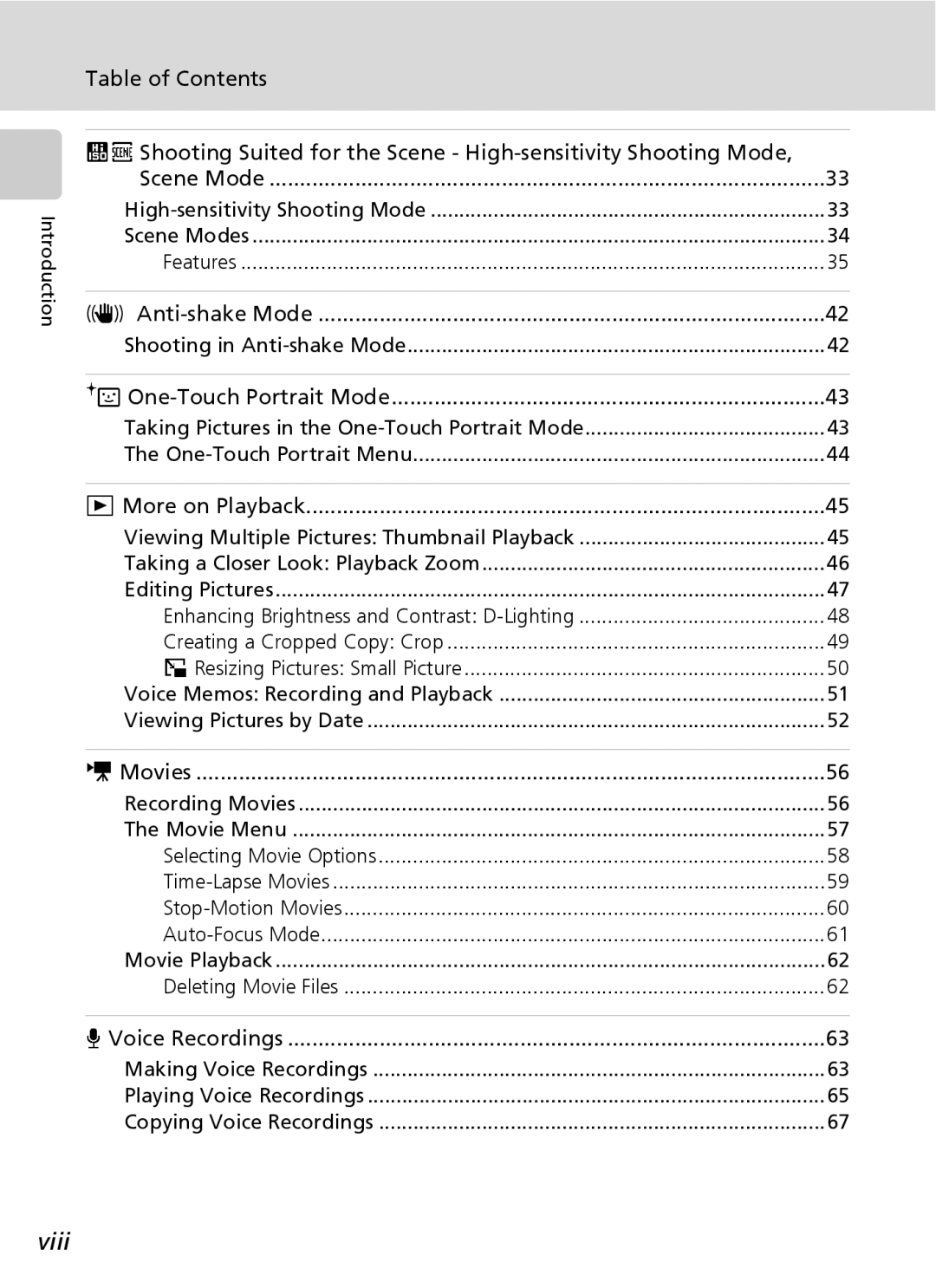 Northern Industrial Tools S500 user manual Viii 