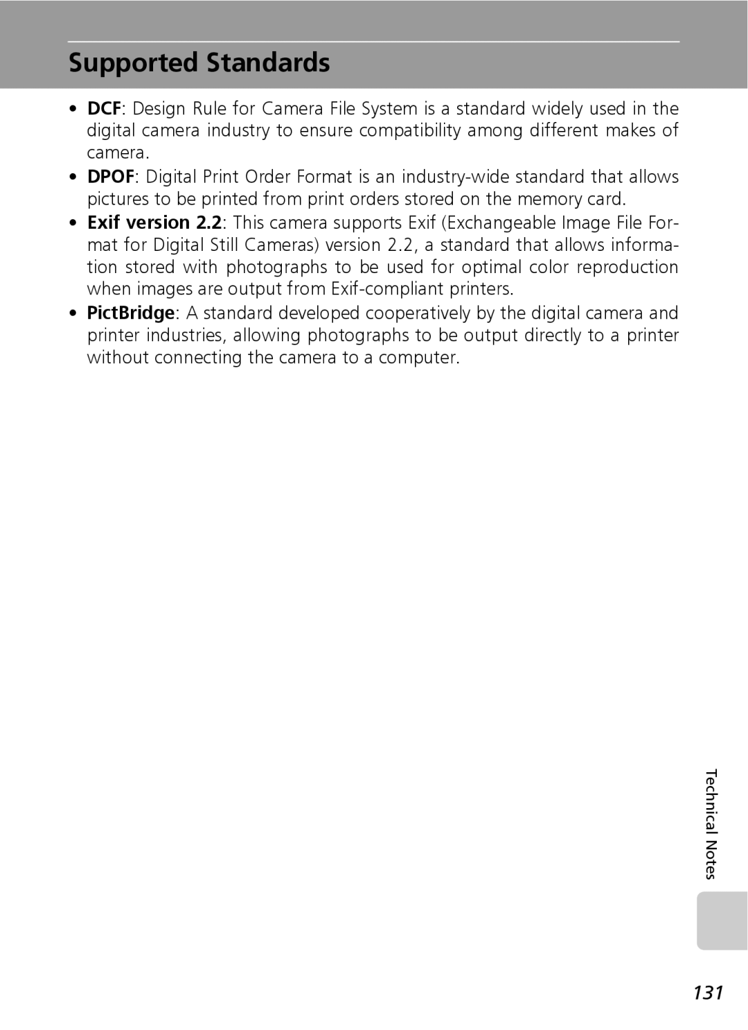 Northern Industrial Tools S500 user manual Supported Standards, 131 