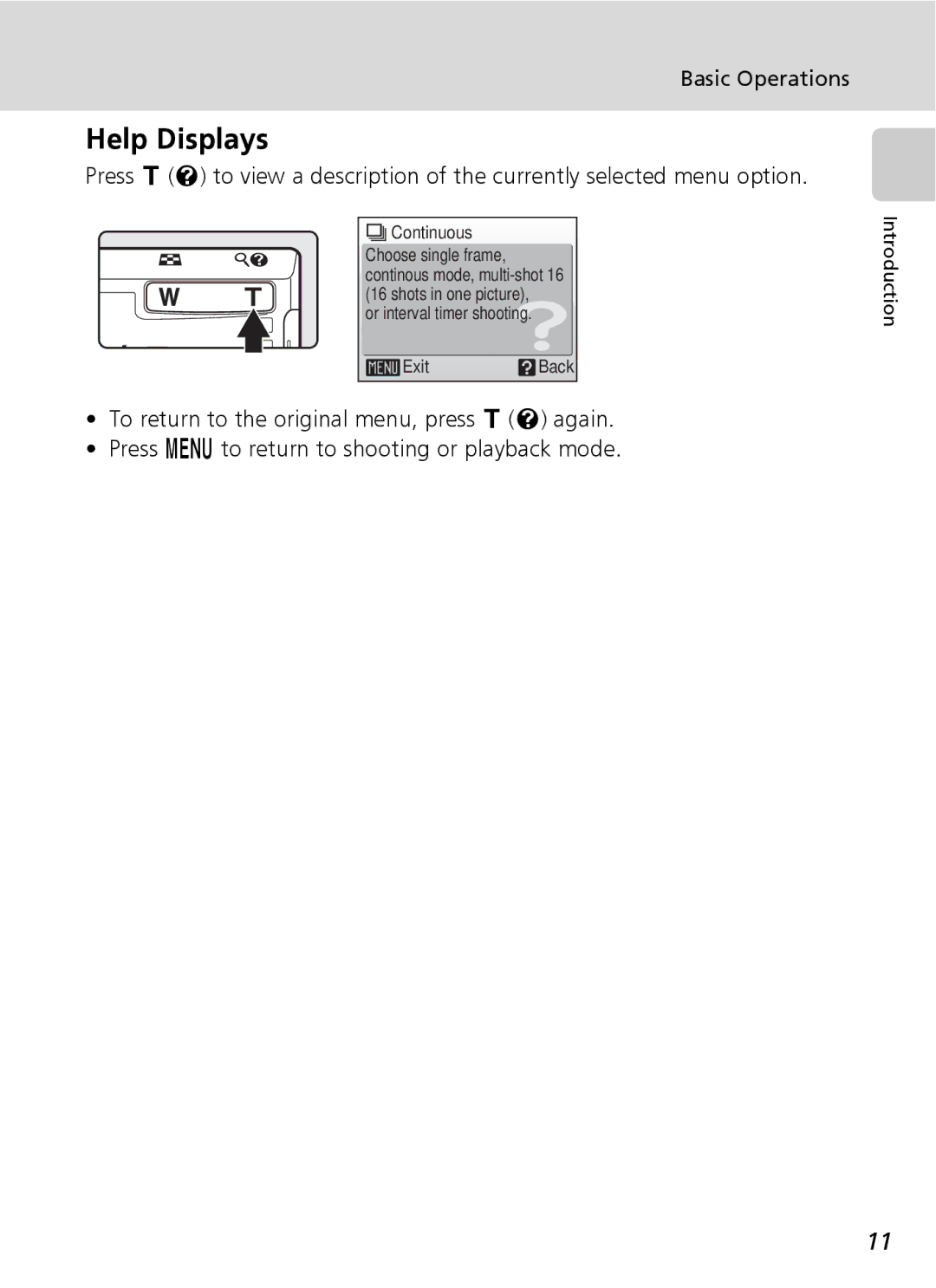 Northern Industrial Tools S500 user manual Help Displays 