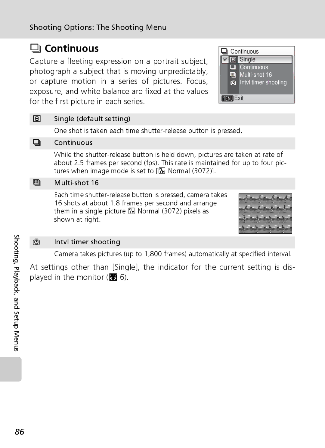 Northern Industrial Tools S500 user manual Continuous, Single default setting 