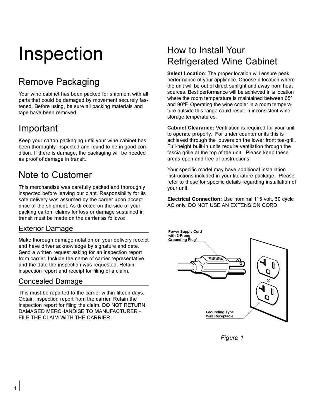 Northland Kitchen Appliance Northland Kitchen Appliance Remove Packaging, How to Install Your Refrigerated Wine Cabinet 