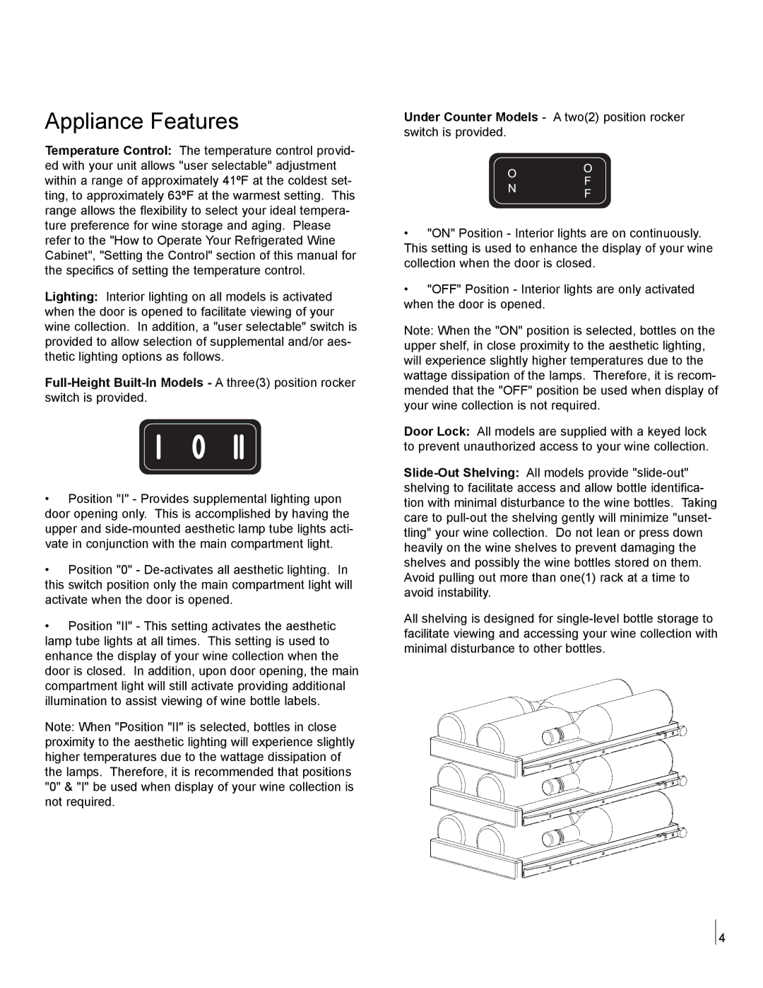 Northland Kitchen Appliance Northland Kitchen Appliance manual Appliance Features 