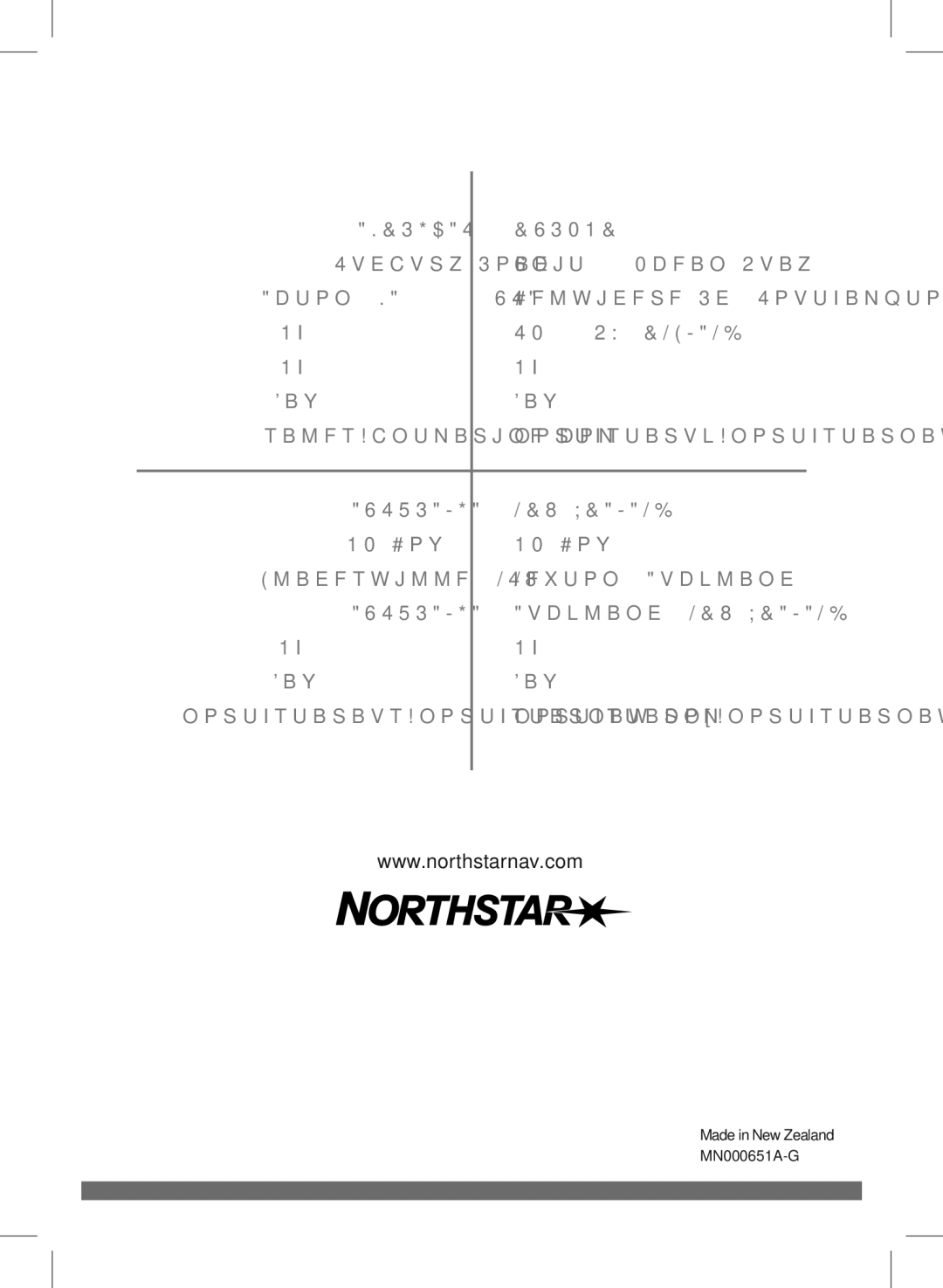 NorthStar Navigation EXPLORER 657 operation manual Tbmft!CounbsjofDpn 