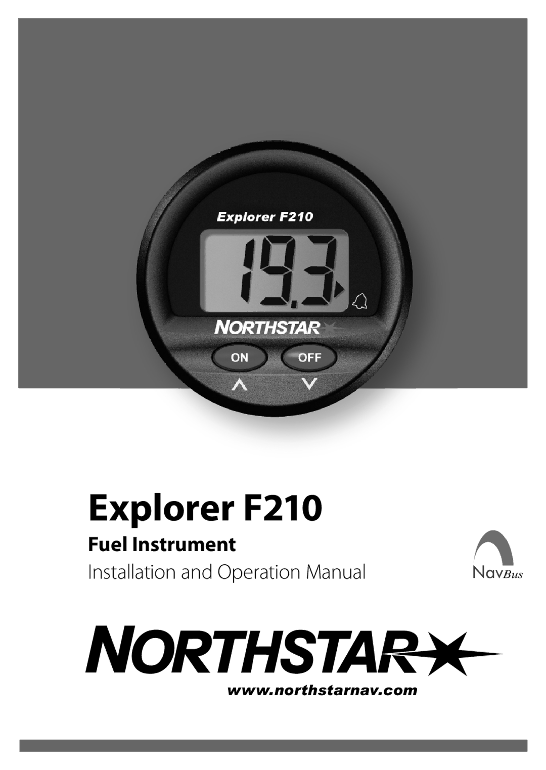 NorthStar Navigation operation manual Explorer F210 