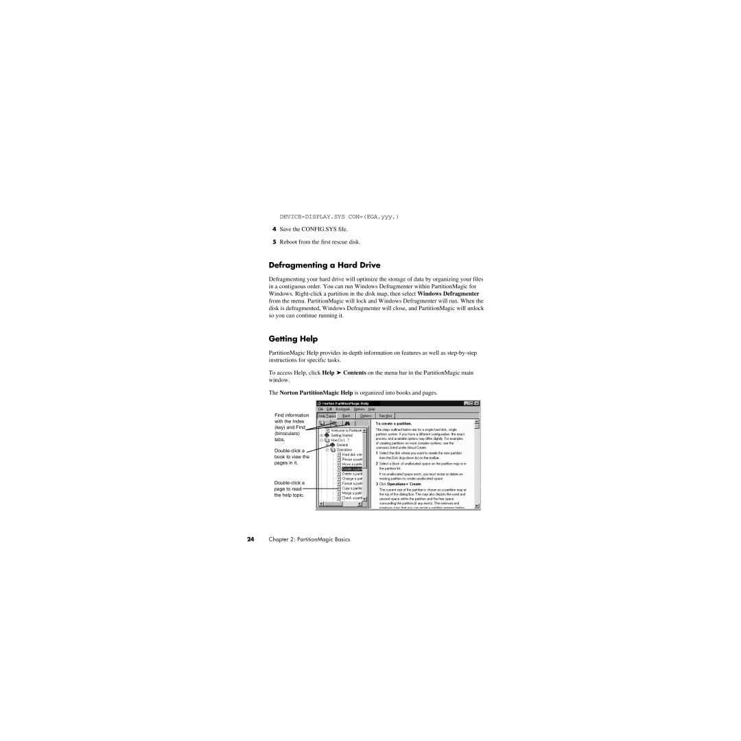 Norton Abrasives 8 manual Defragmenting a Hard Drive, Getting Help 