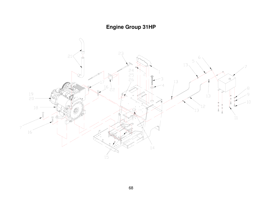 Norton Abrasives C6130, C3120, C6120, C3126, C3130, C6136, C6126 owner manual Engine Group 31HP 