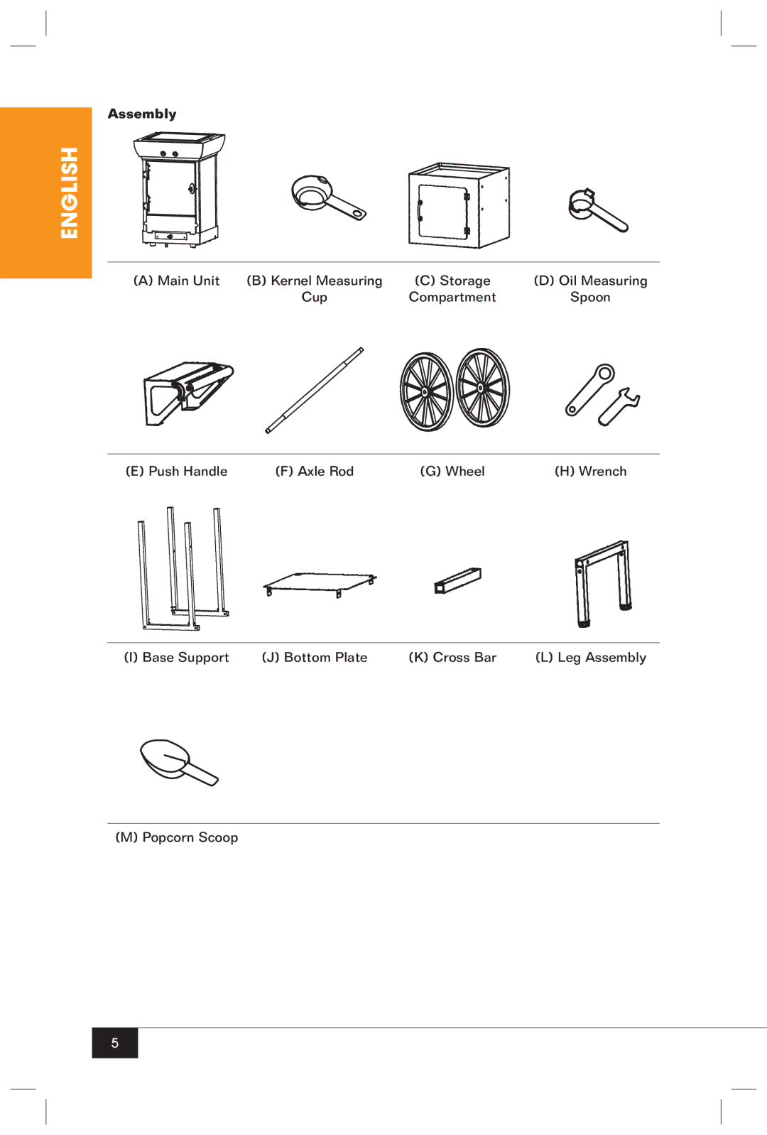 Nostalgia Electrics CCP-200 manual Assembly 