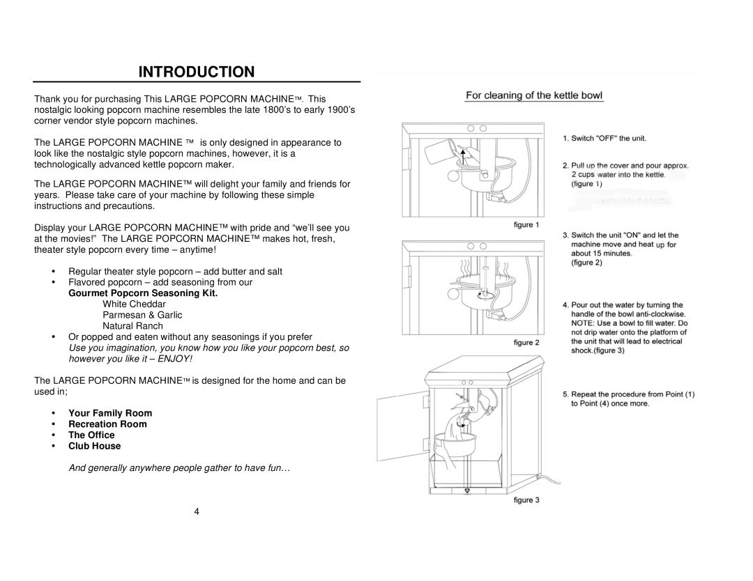 Nostalgia Electrics LPM-529 manual Introduction 