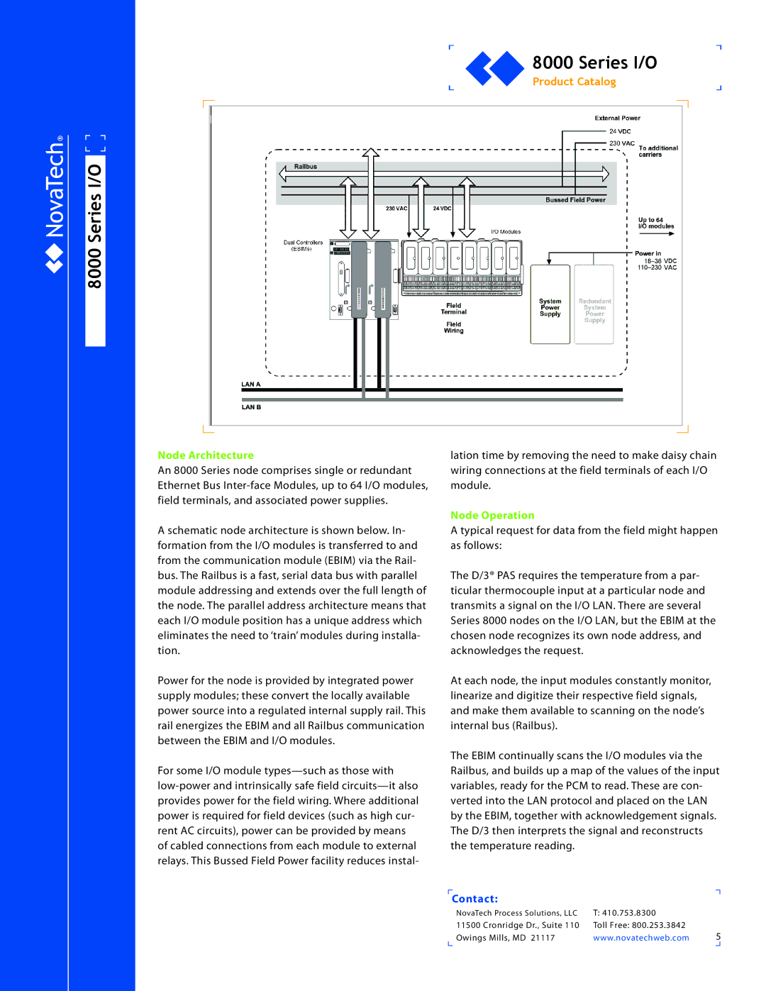 NotaTech 8000SeriesI/O manual Node Architecture 