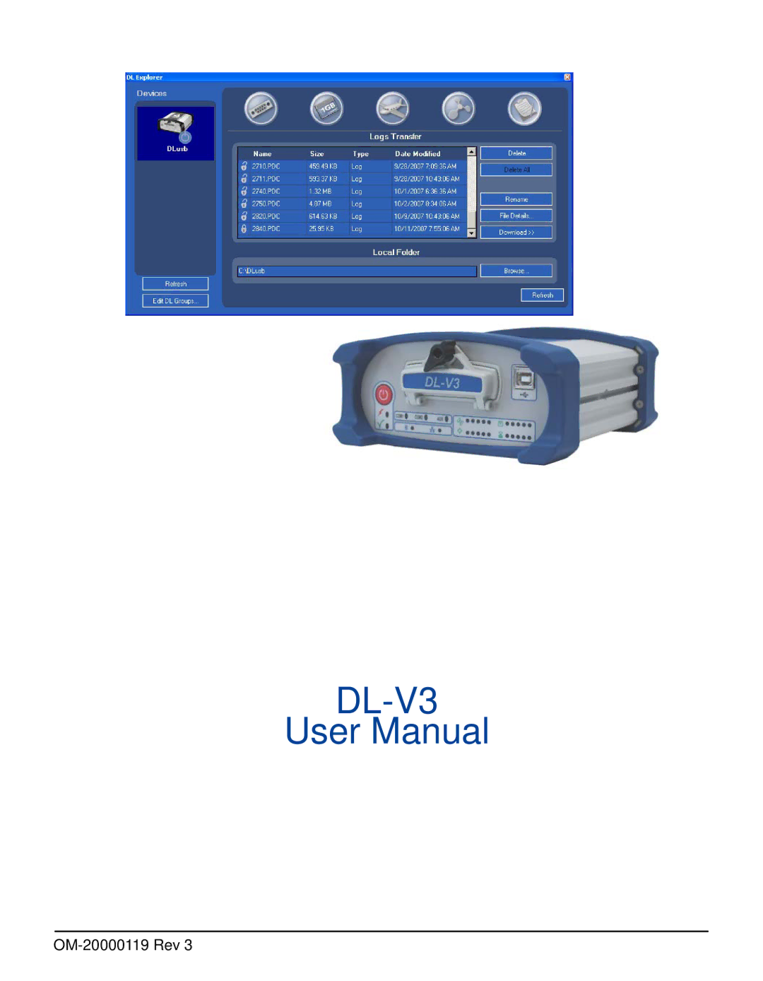 Novatel DL-V3 user manual 