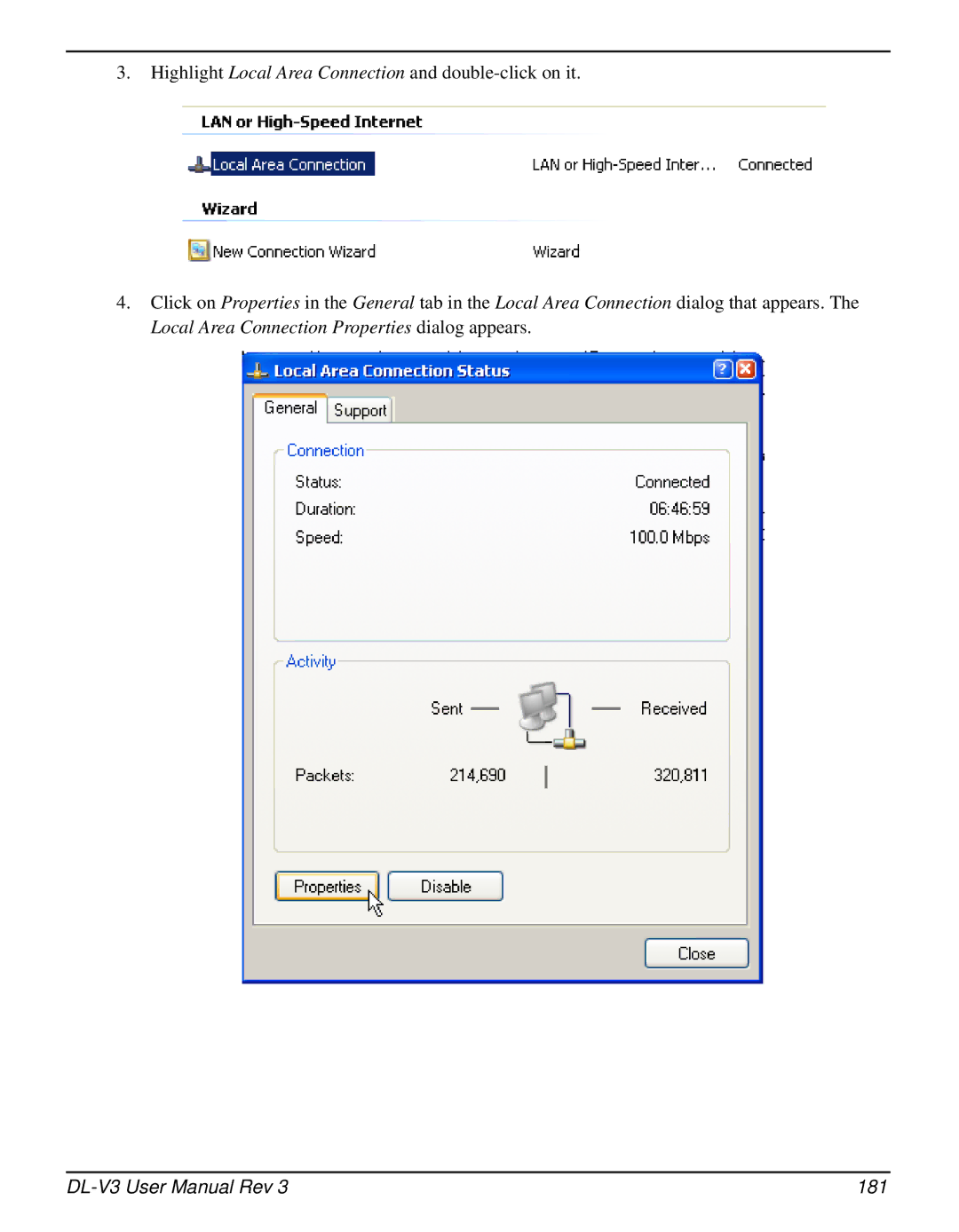 Novatel DL-V3 user manual 181 