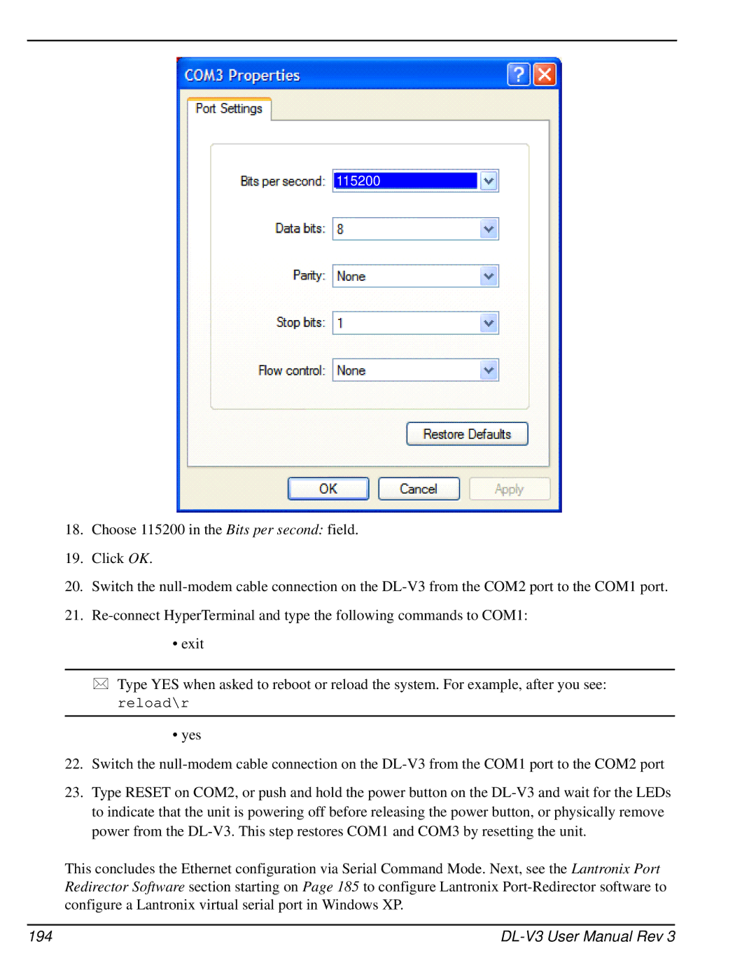 Novatel DL-V3 user manual 194 