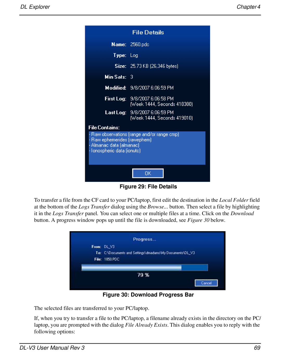 Novatel DL-V3 user manual File Details 