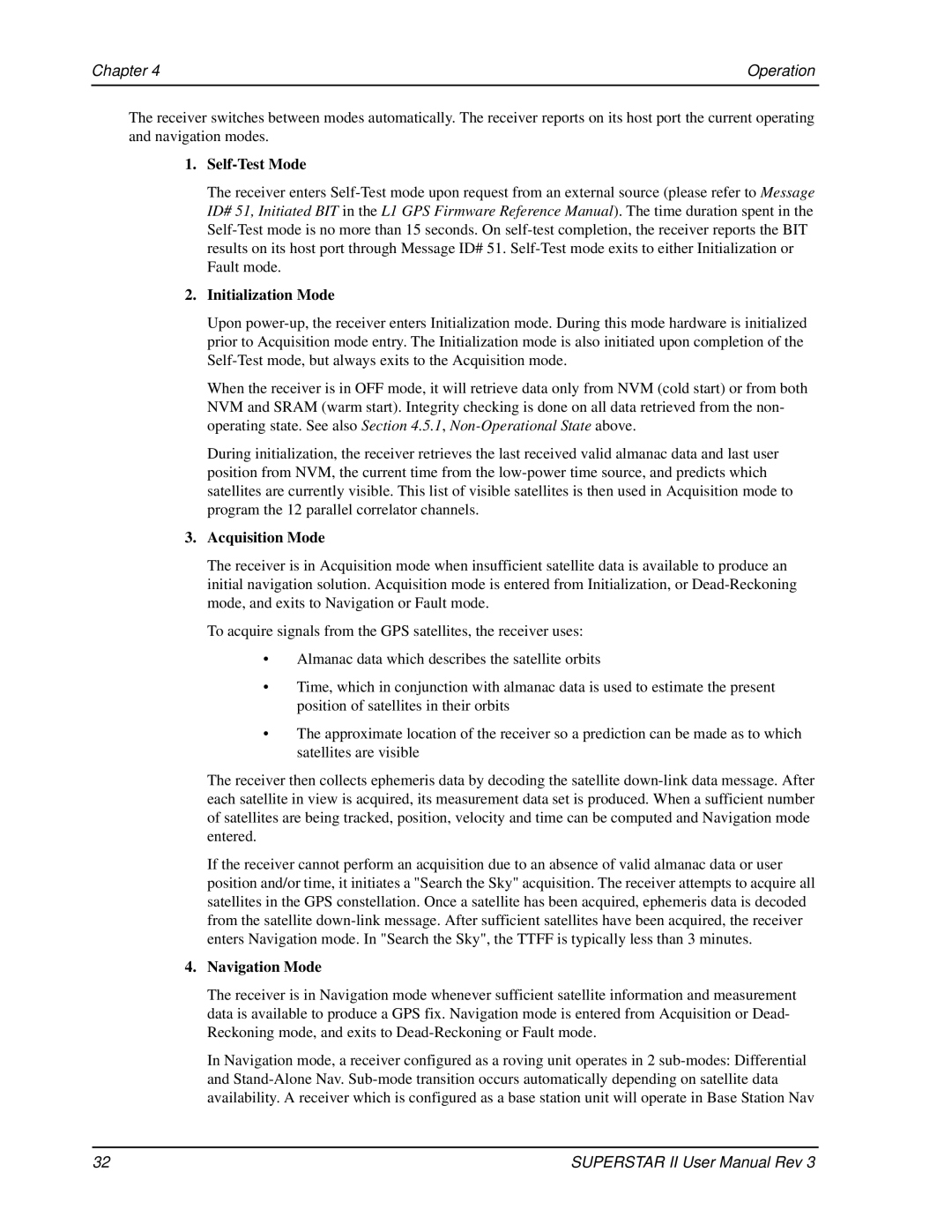 Novatel OM-20000077 user manual Self-Test Mode 