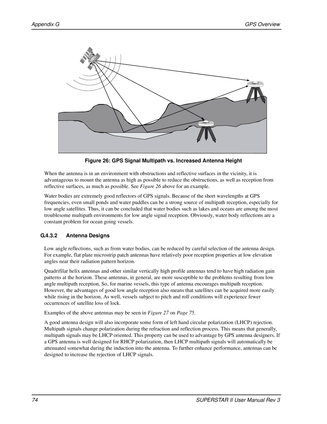 Novatel OM-20000077 user manual GPS Signal Multipath vs. Increased Antenna Height, Antenna Designs 