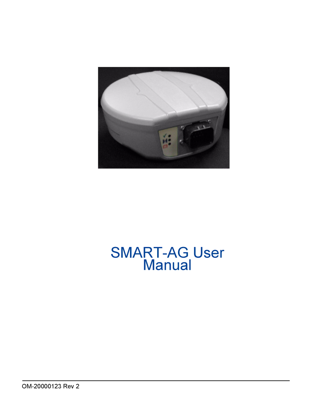 Novatel user manual SMART-AG User Manual 