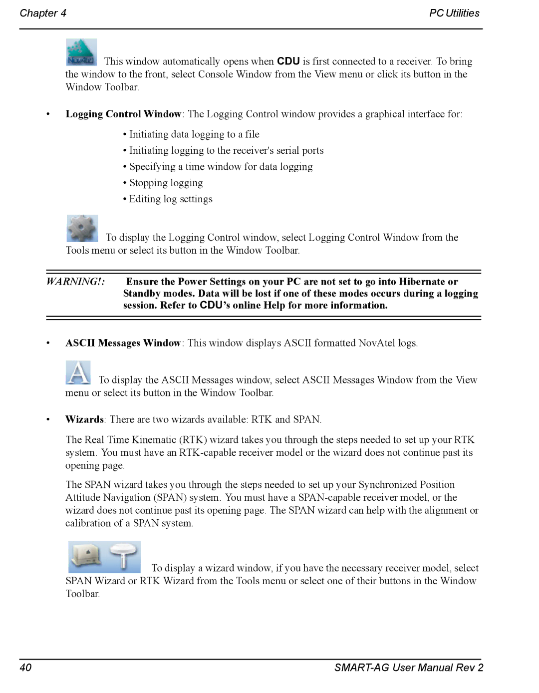 Novatel SMART-AG user manual Chapter 