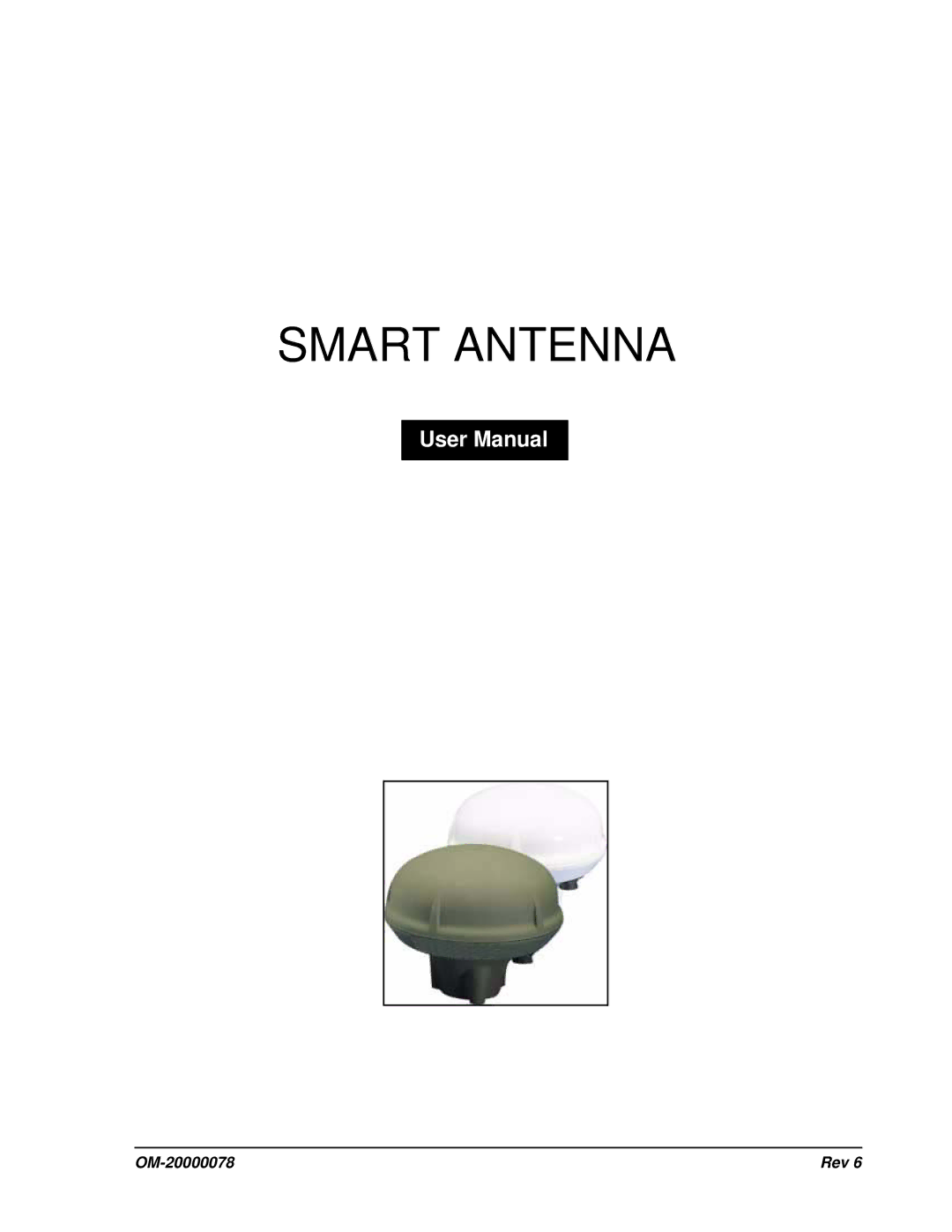 Novatel SMART ANTENNA user manual Smart Antenna 