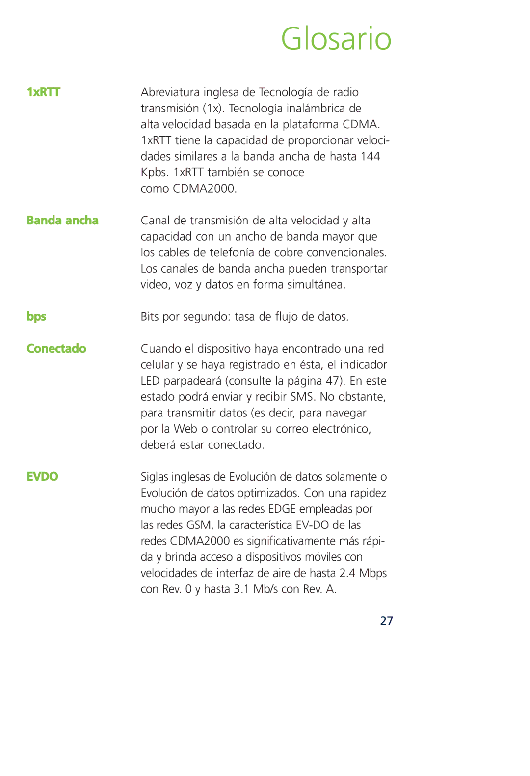 Novatel Wireless MCD3000 quick start Banda ancha, Conectado 