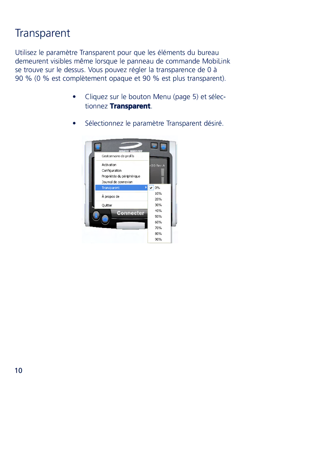 Novatel Wireless MCD3000 quick start Transparent 