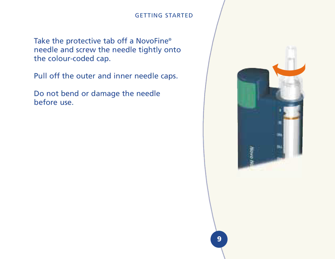 Novo Nordisk 510620 manual Getting Started 