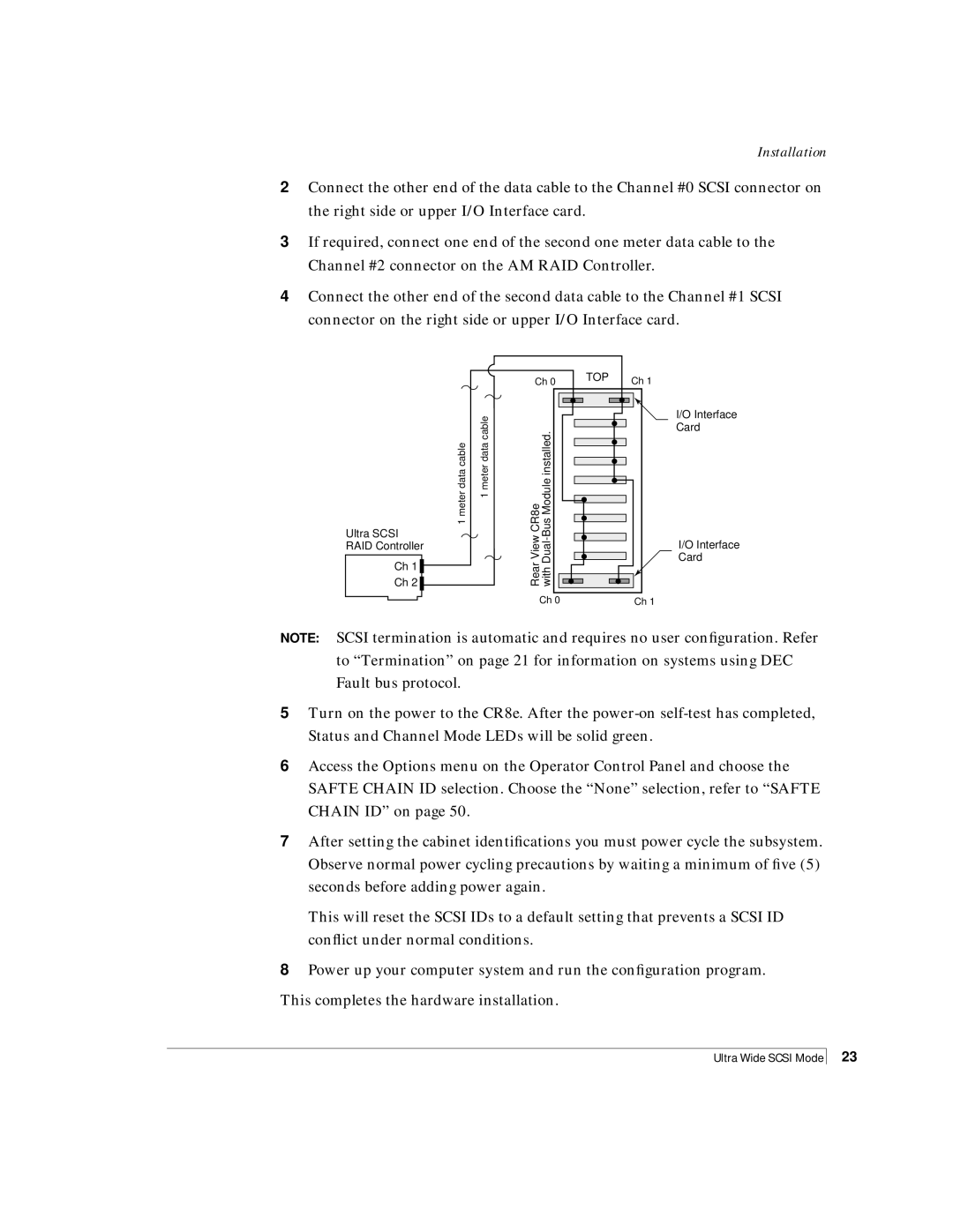 NStor Technologies Disk Array Enclosure, CR8e manual Top 