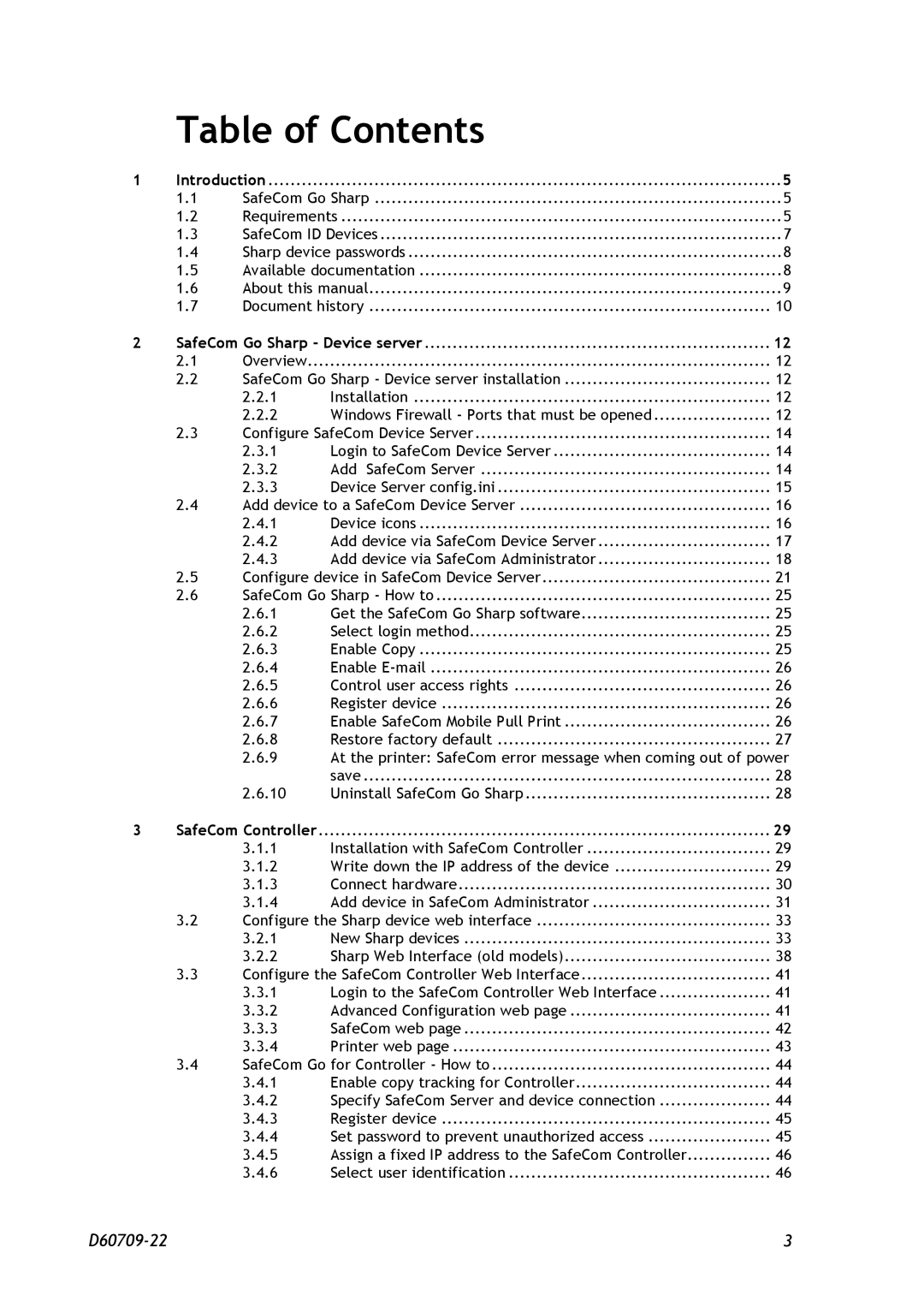 Nuance comm D60709-22 manual Table of Contents 