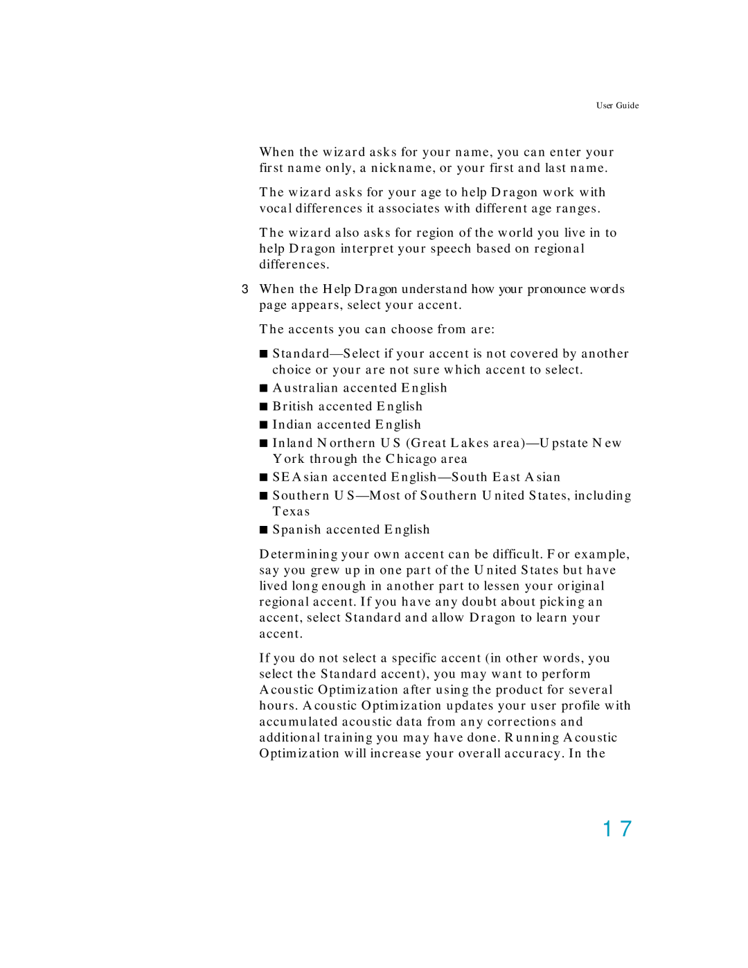 Nuance comm K609A-WN9-11.0, K609A-GC3-11.0, K609A-G00-11.0, K609AGC3110 manual User Guide 