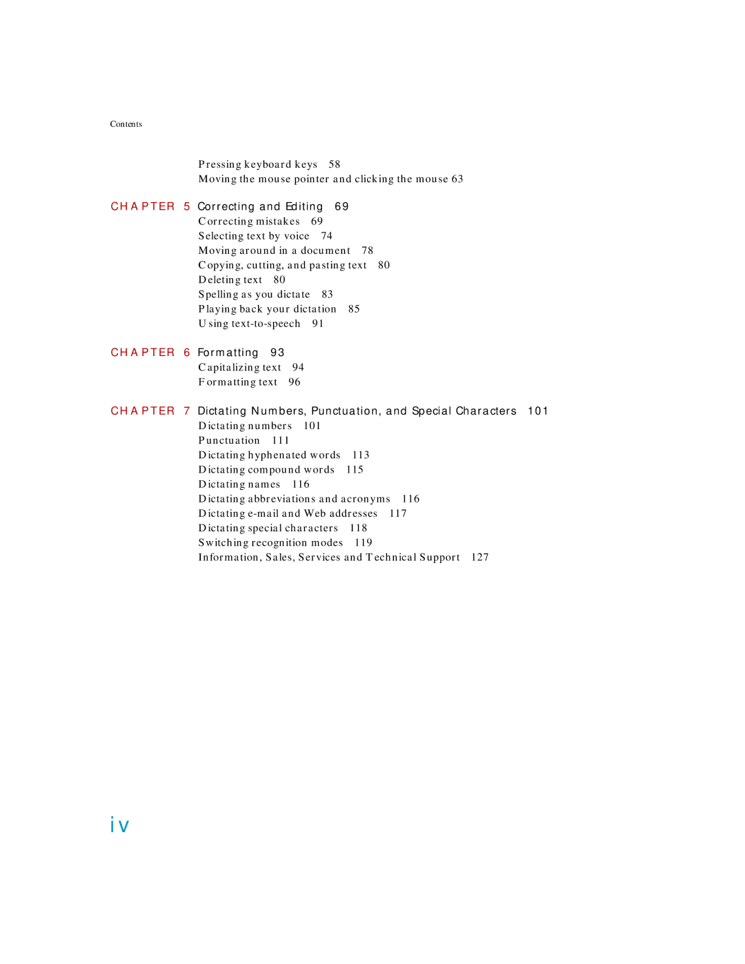 Nuance comm K609A-GC3-11.0, K609A-WN9-11.0, K609A-G00-11.0, K609AGC3110 manual Formatting 