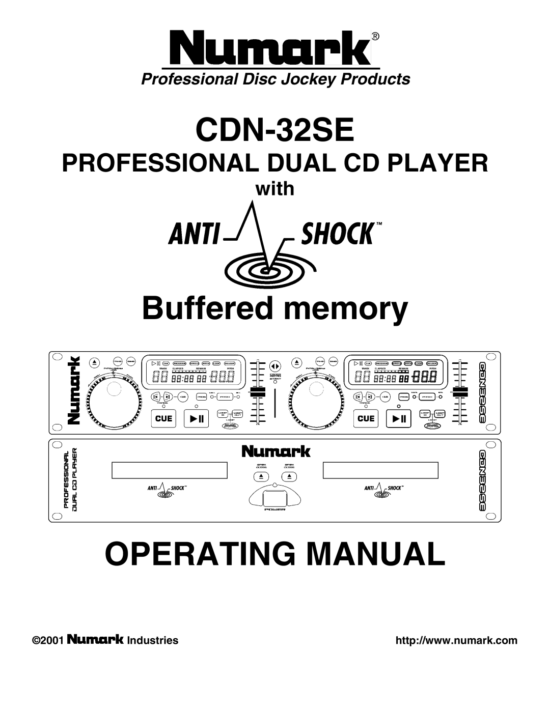 Numark Industries CDN-32SE manual 