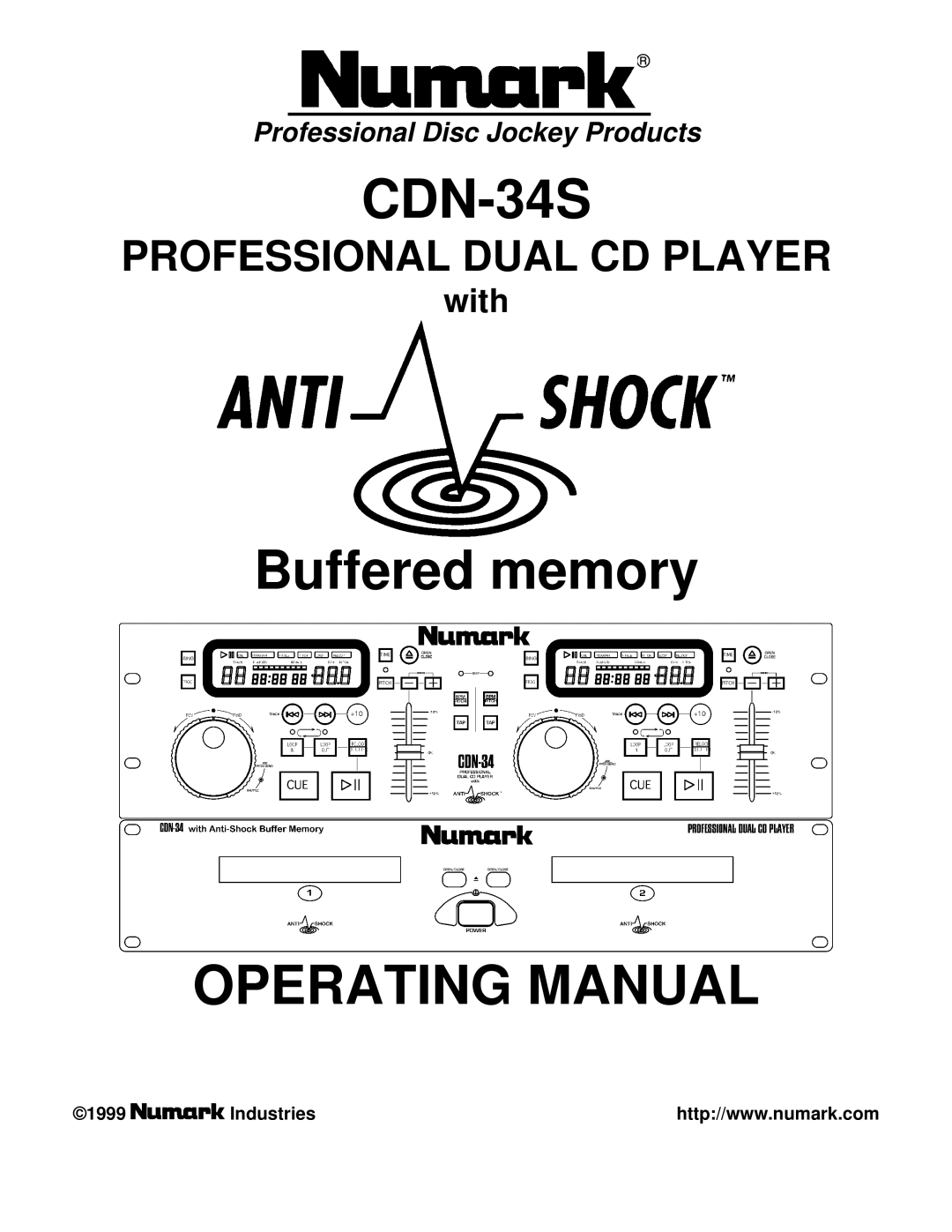 Numark Industries CDN-34S manual 