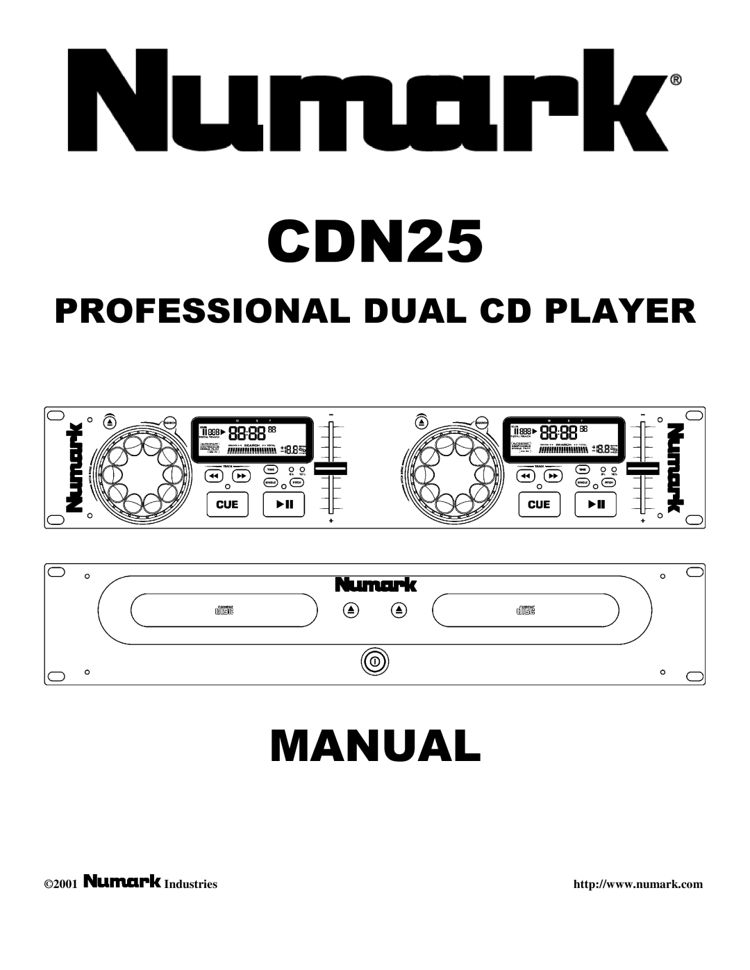 Numark Industries CDN25 manual 