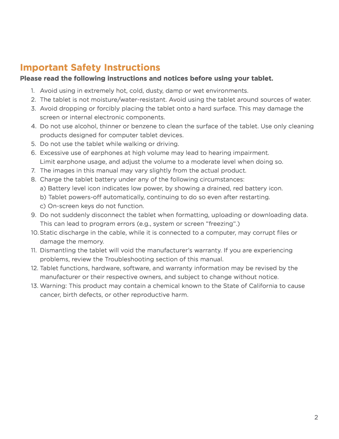 NuVision TM1218 user manual Important Safety Instructions 