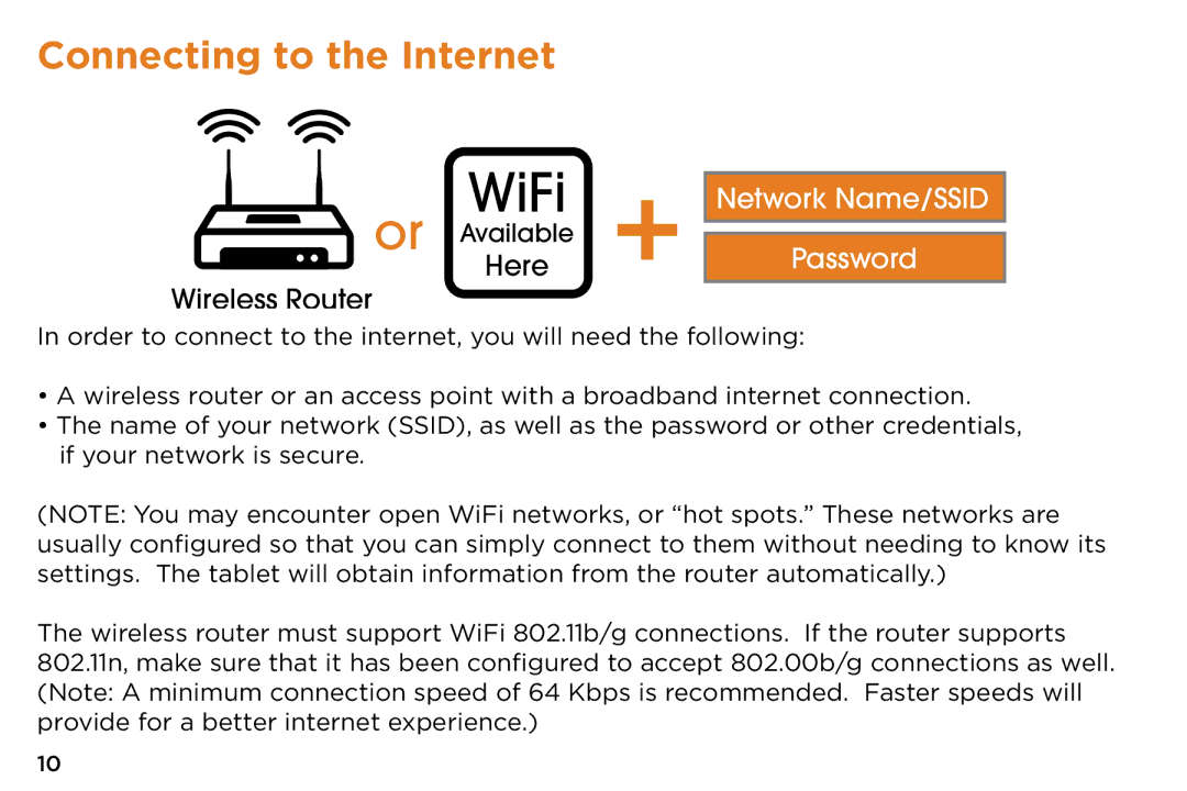 NuVision TM1318 quick start WiFi, Connecting to the Internet 