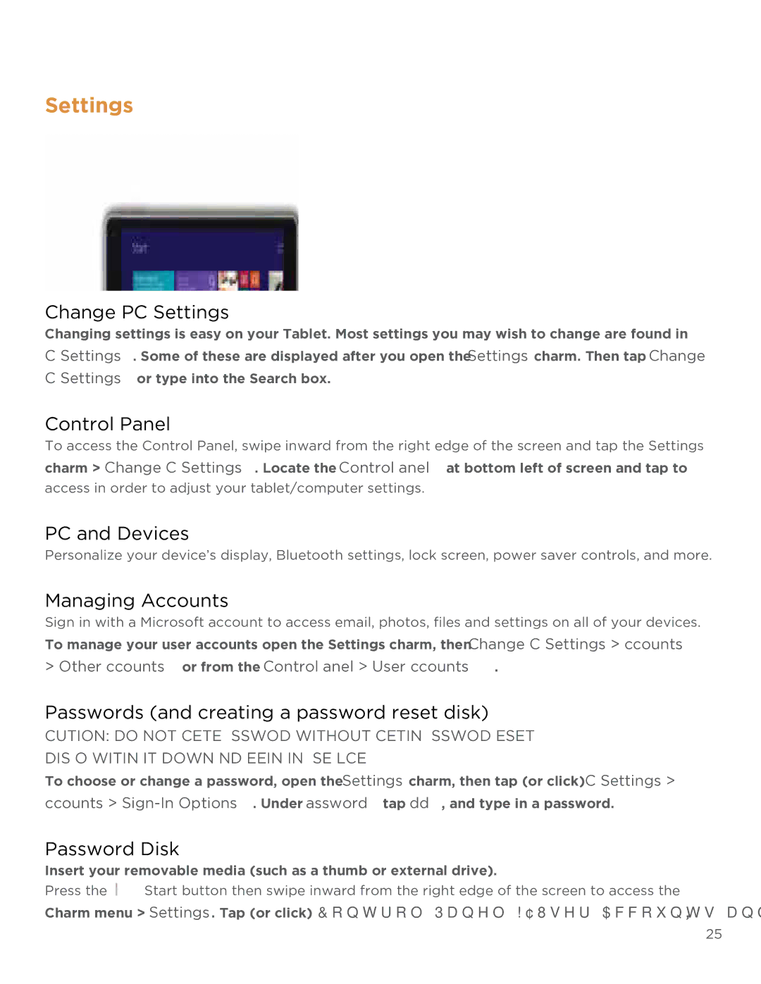 NuVision TM808 user manual Settings 