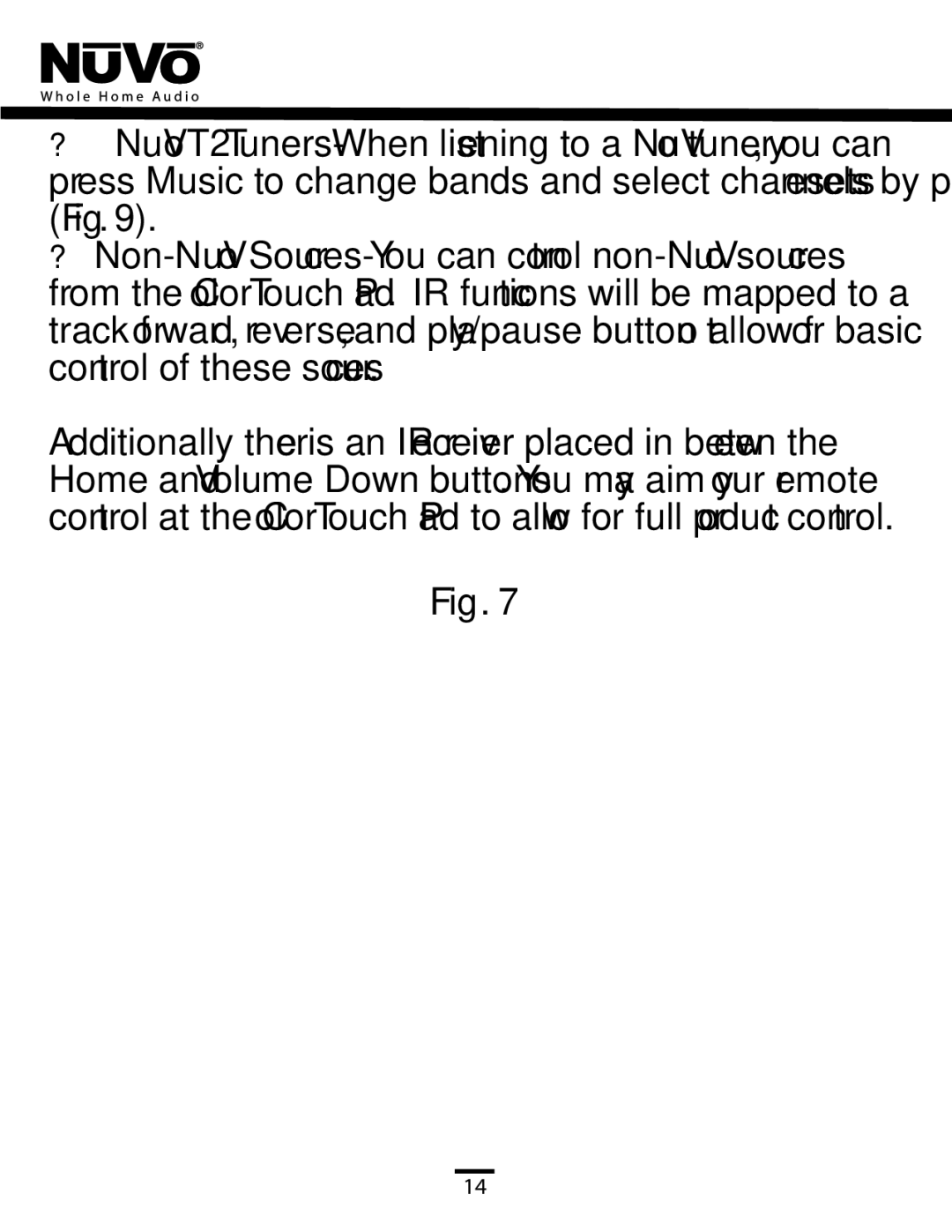 Nuvo NV-CTP36 manual 