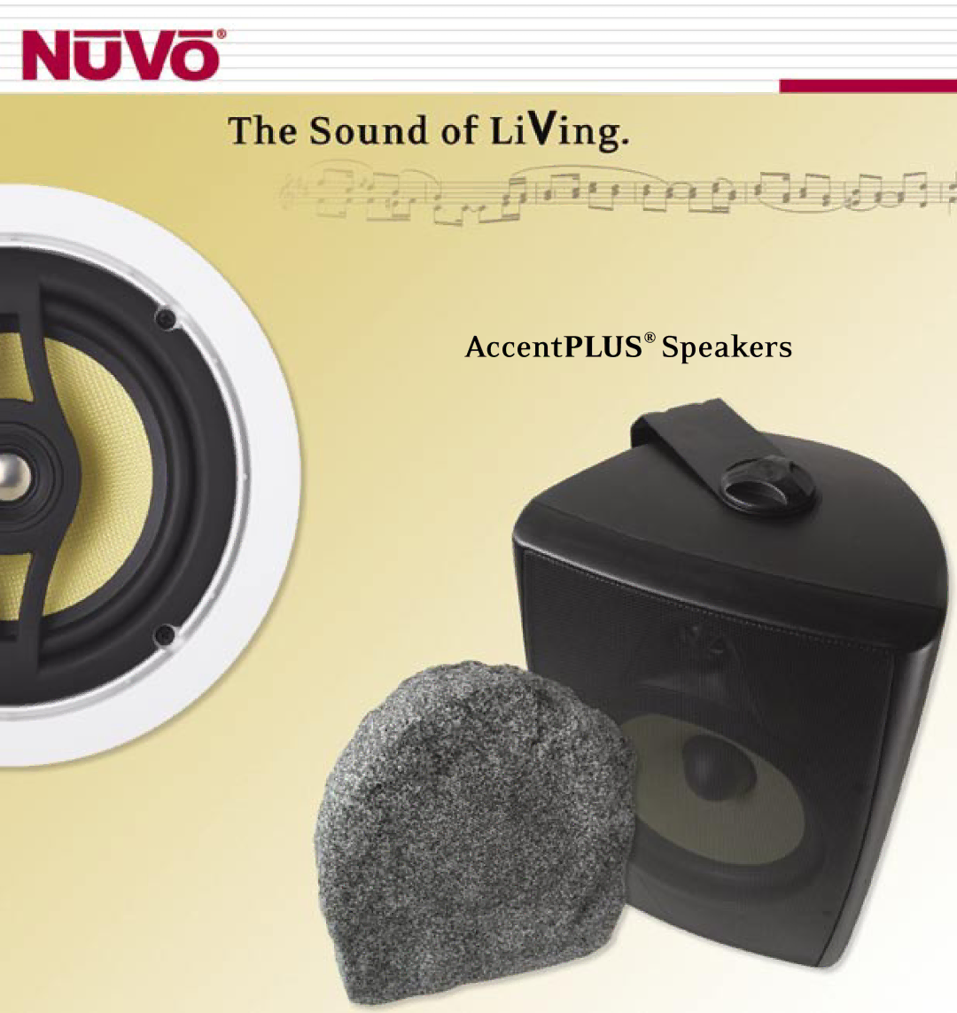 Nuvo manual AccentPLUS Speakers 