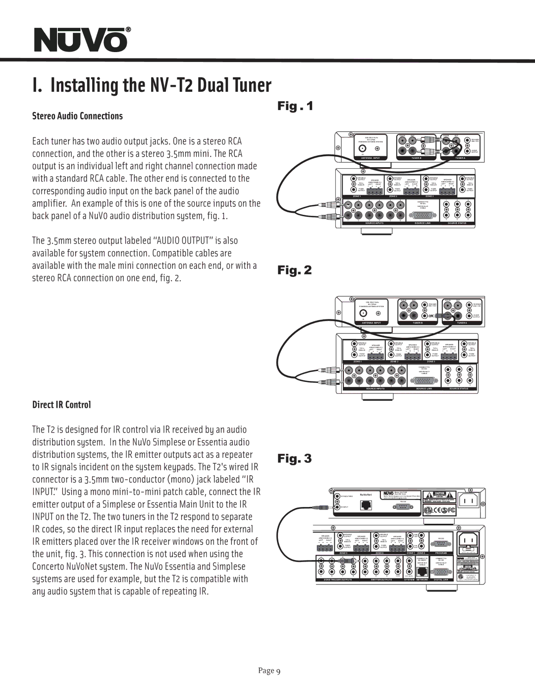 Nuvo manual Installing the NV-T2 Dual Tuner 