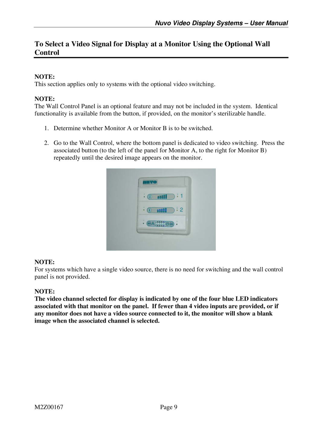 Nuvo V1360A user manual M2Z00167 