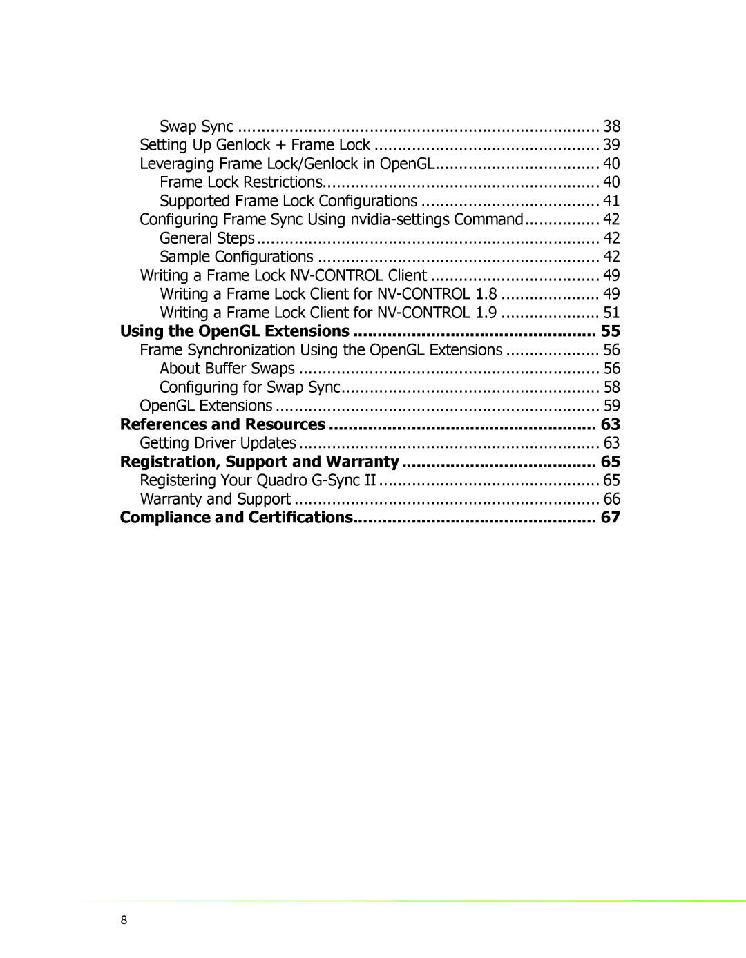 Nvidia 2 manual References and Resources 