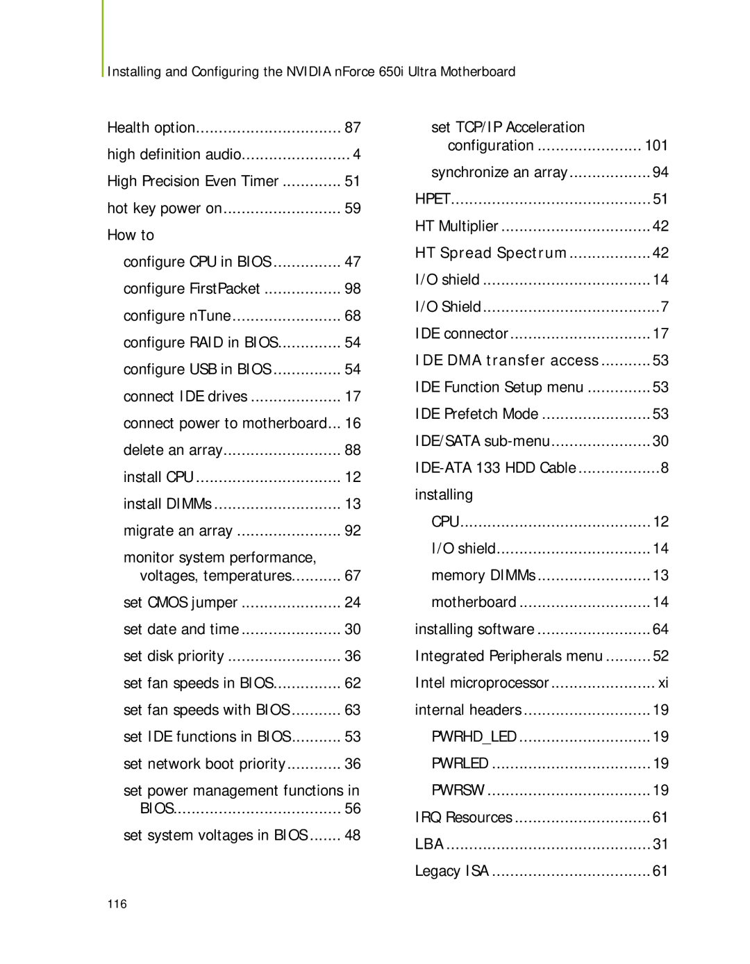 Nvidia 650I manual HT Spread Spectrum 