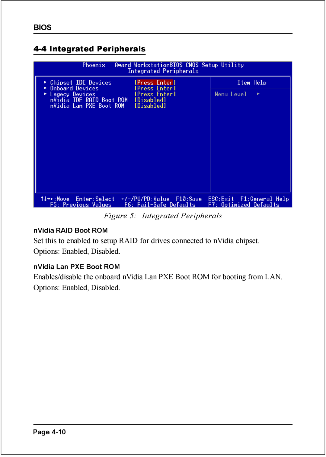 Nvidia 754 specifications Integrated Peripherals 