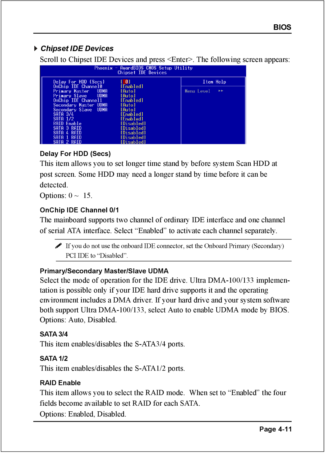 Nvidia 754 specifications Chipset IDE Devices 