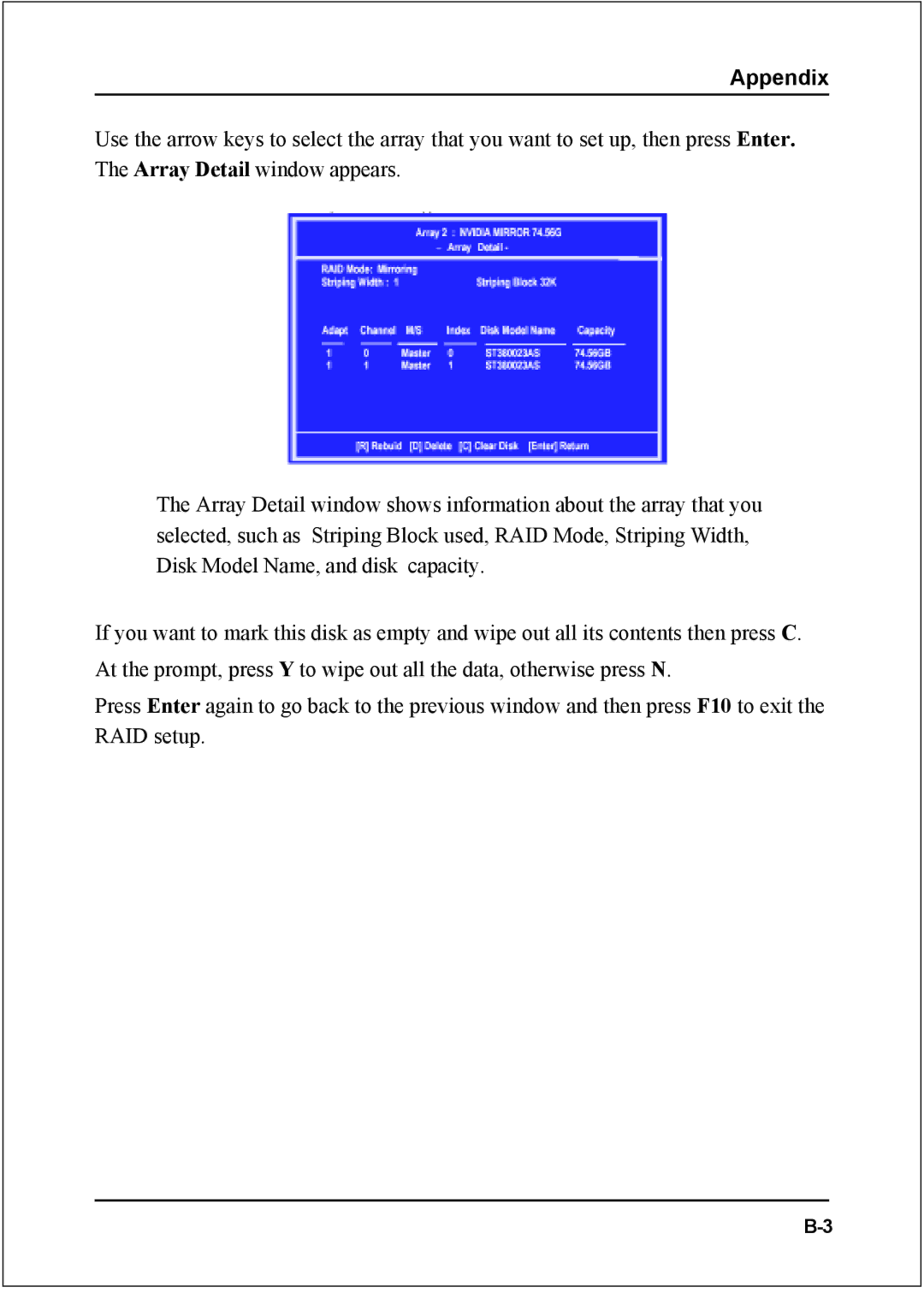 Nvidia 754 specifications Appendix 